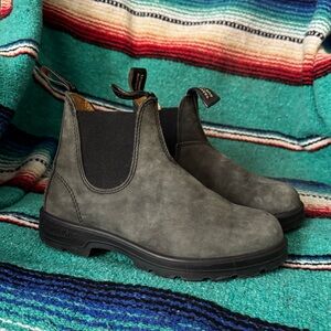Blundstone Women’s Classic Dark Gray Chelsea Boots #587